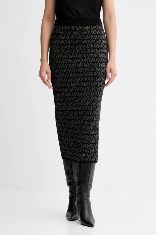 MICHAEL Michael Kors spódnica midi czarny MF570L4K0K
