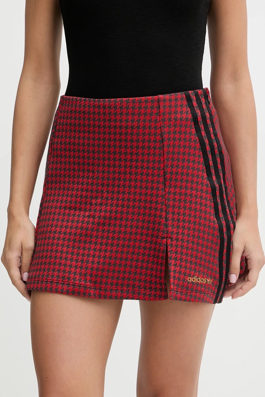 adidas Originals spódnica Tailored wzorzyste czerwony JW0253