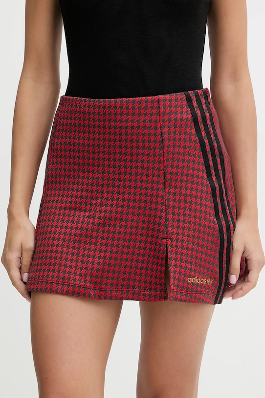 adidas Originals spódnica Tailored wzorzyste czerwony JW0253