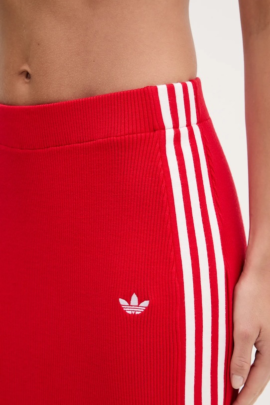 adidas Originals spódnica Knit 3s czerwony JW2660