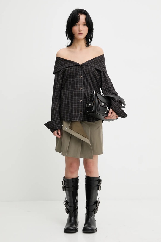 Sukňa Our Legacy Girdle W4254GS zelená