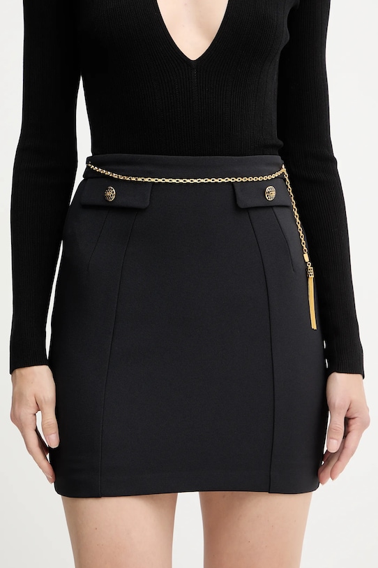 Elisabetta Franchi fustă uni negru GO14857E2