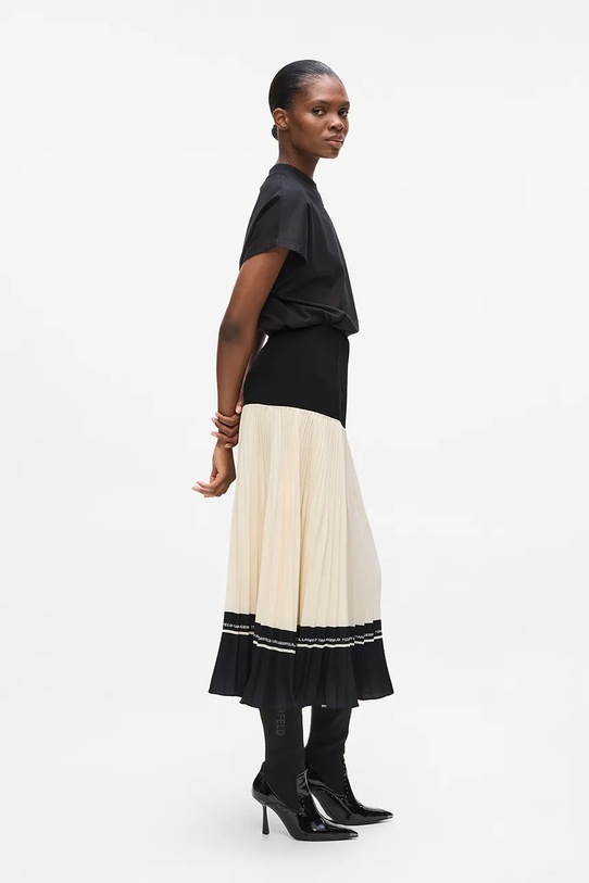 Karl Lagerfeld fustă negru A4W12014