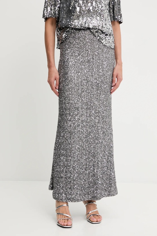 Aniye By spódnica rozkloszowany srebrny 181370