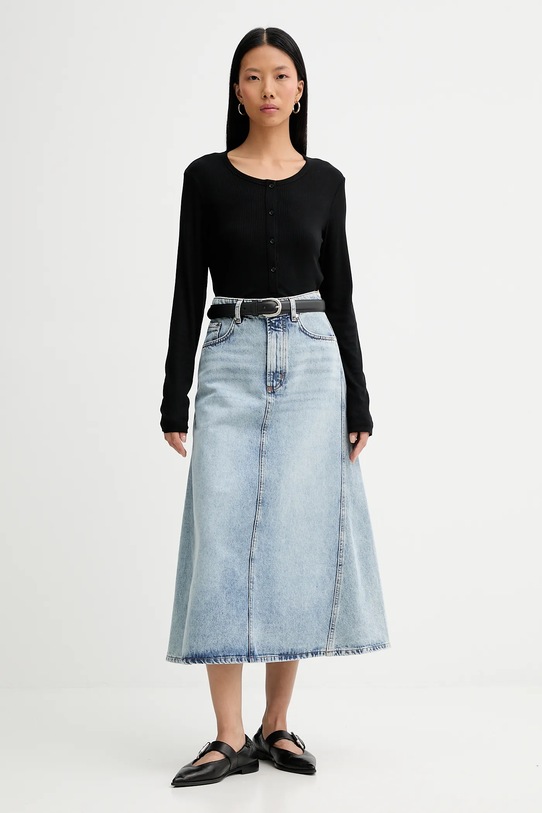 Marc O'Polo spódnica jeansowa 5000007233 niebieski AW25