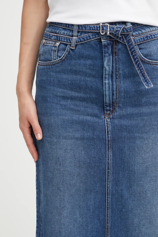 Sportmax spódnica jeansowa BIBLIOS 2522106215600 niebieski