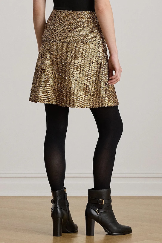 Lauren Ralph Lauren spódnica 200979905 złoty AW25