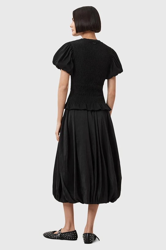 AllSaints spódnica NIA W001RD czarny