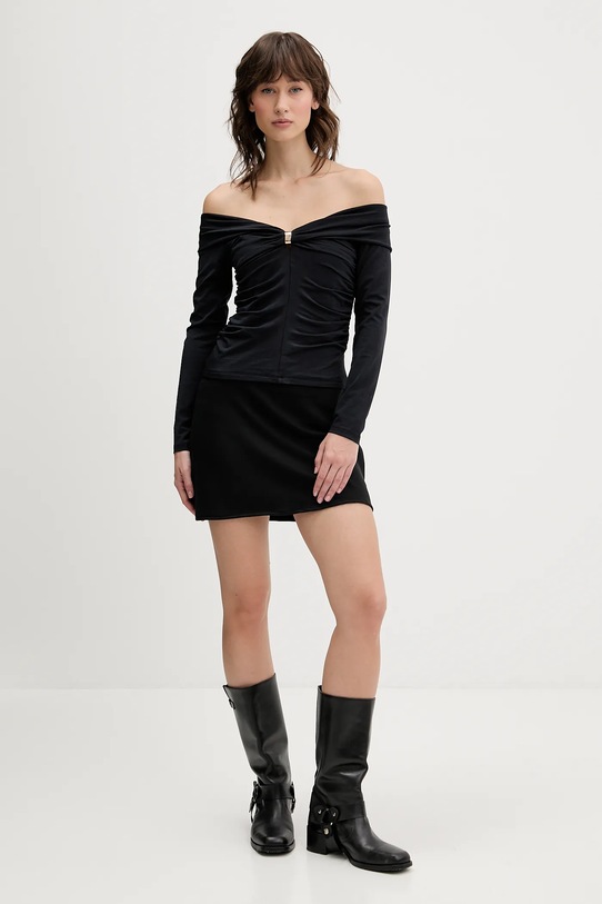 Hollister Co. spódnica KI343.5219.900 czarny AW25