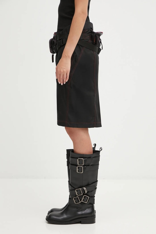 Martine Rose spódnica Bumbag 848WO15035 czarny AW25