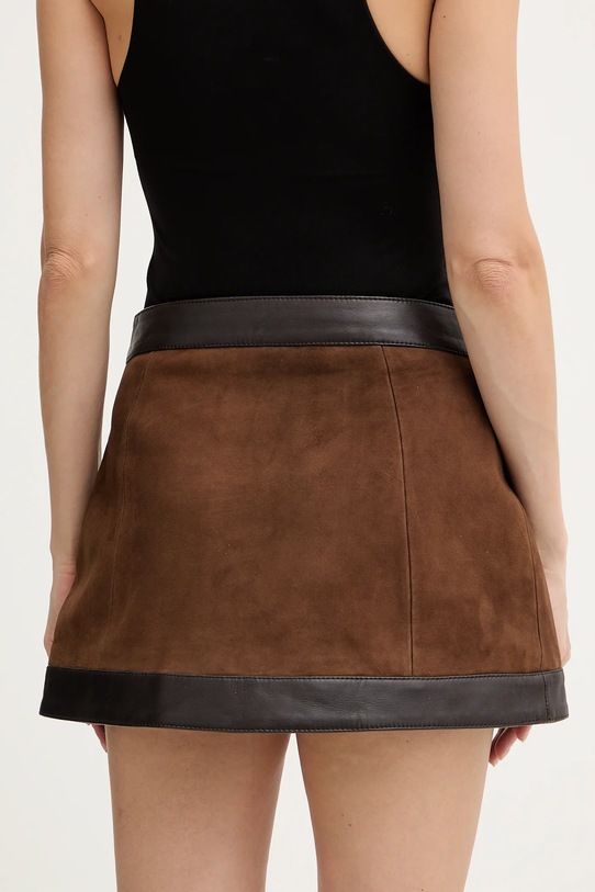 Odzież Retrofete spódnica zamszowa Lisbeth R.FW25.12094.16 brązowy