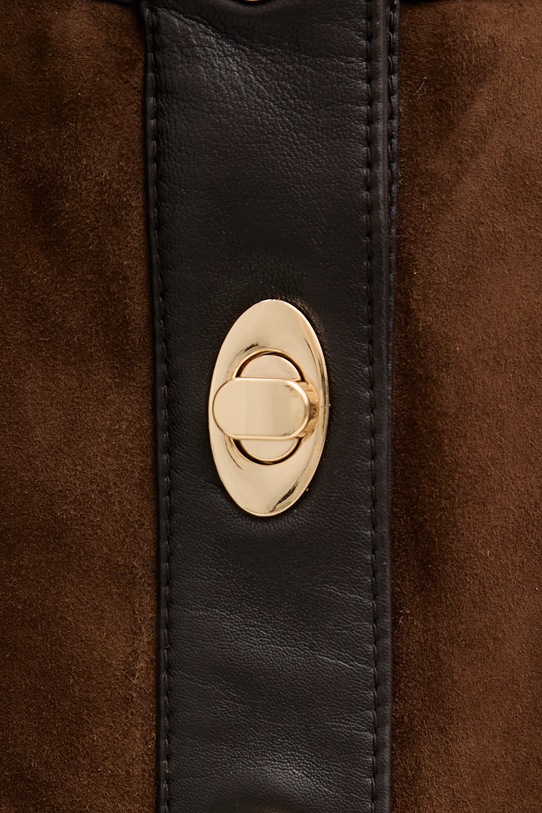 Retrofete spódnica zamszowa Lisbeth brązowy R.FW25.12094.16