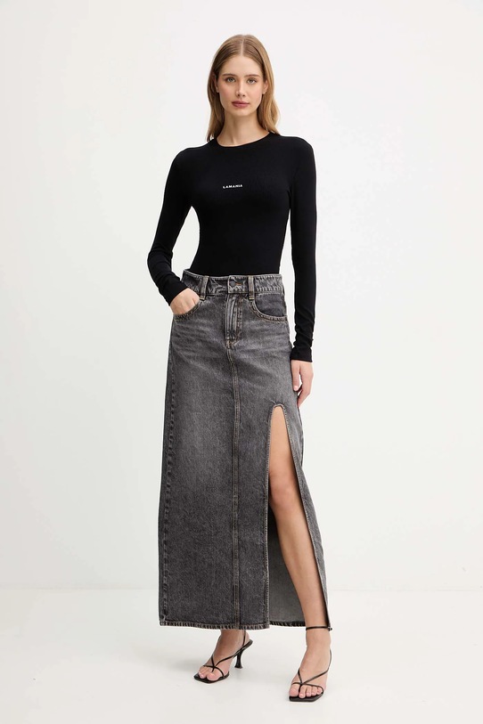 Miss Sixty spódnica jeansowa 6S3KJ40600 szary AW25
