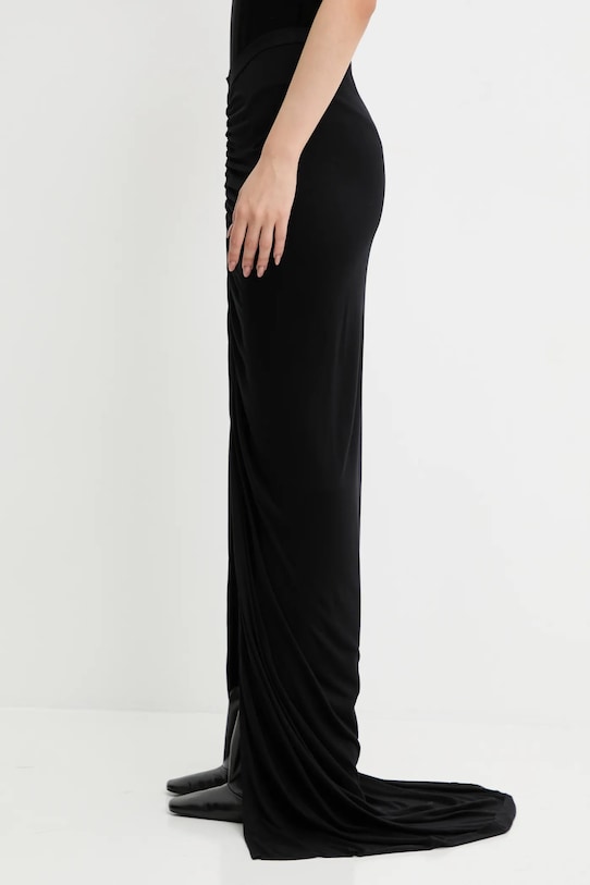 Rick Owens Lilies fustă Poppy LI02E3317.RV negru AW25