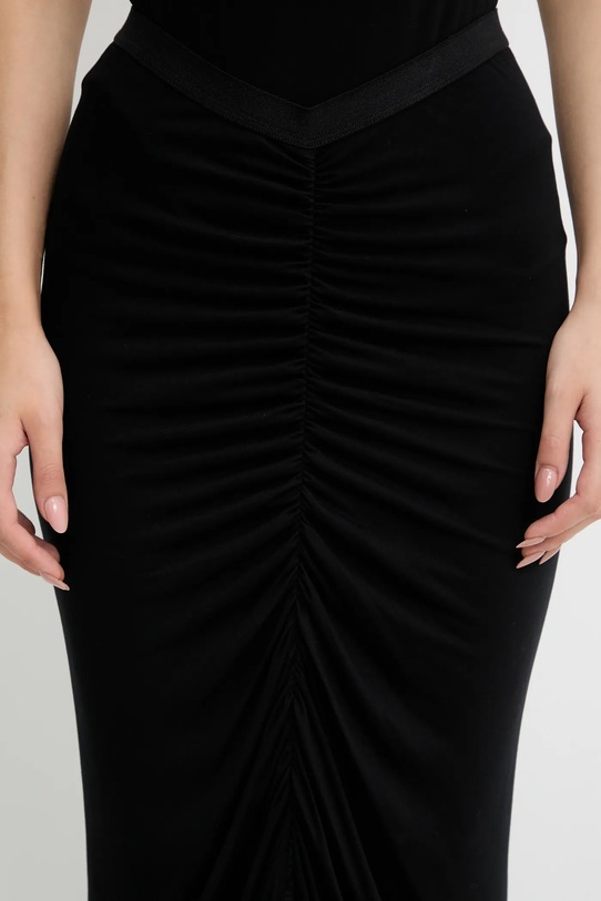 Sukně Rick Owens Lilies Poppy černá LI02E3317.RV