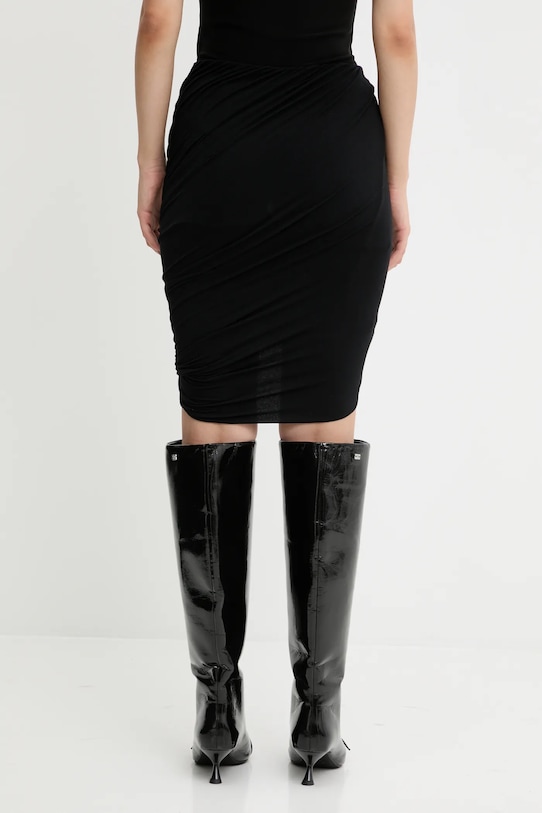 Îmbrăcăminte Rick Owens Lilies fustă din amestec de cașmir Luna LI02E3309.JBWS negru