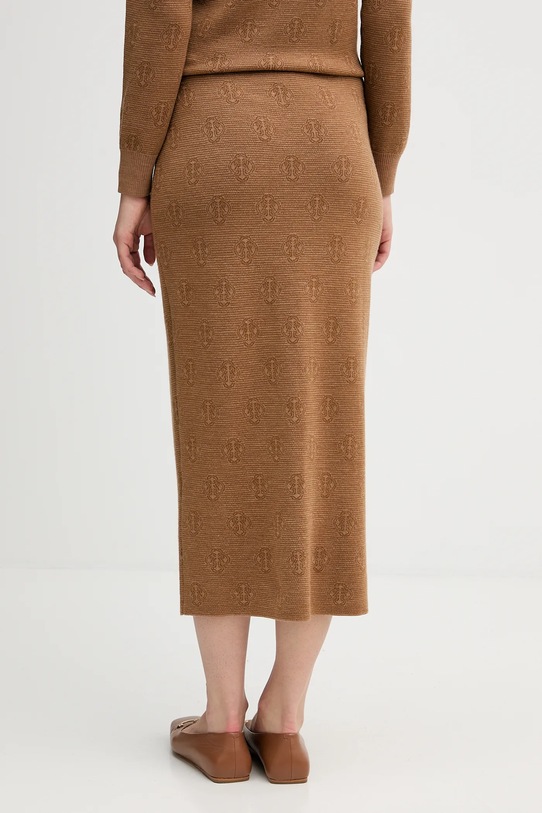 Odzież Gant spódnica wełniana 4400204 brązowy