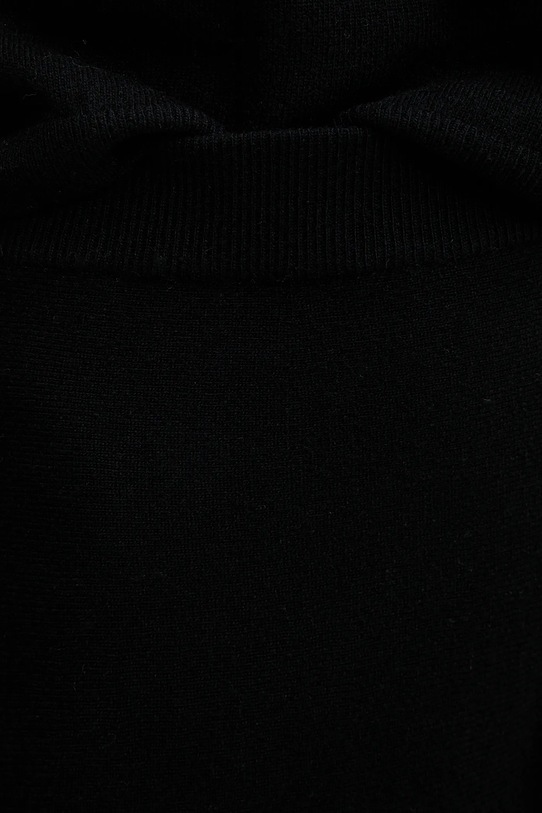 United Colors of Benetton spódnica z dodatkiem wełny czarny 1444D002B
