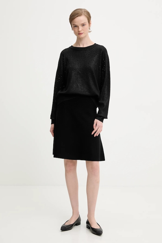 United Colors of Benetton spódnica 17Q3D001X czarny AW25