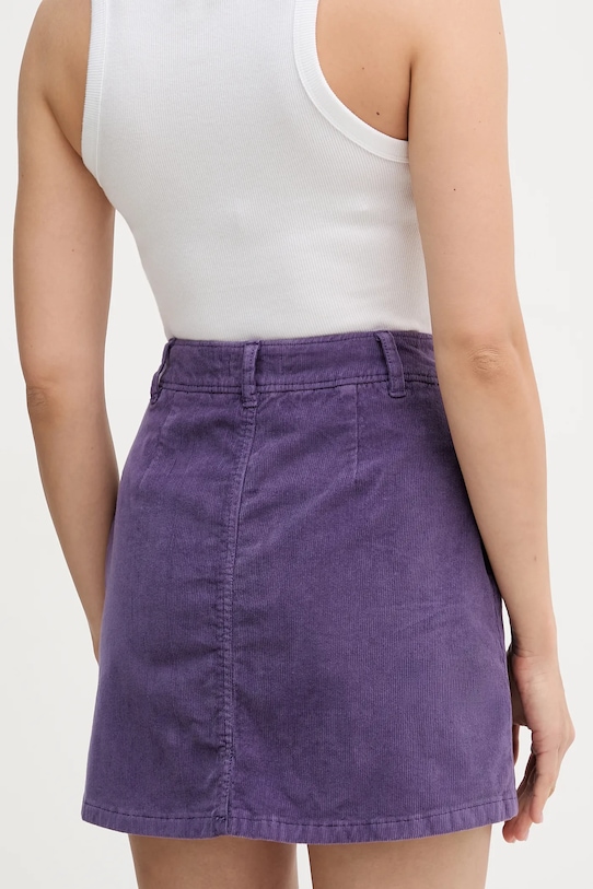 Odzież United Colors of Benetton spódnica sztruksowa 41ULD005B fioletowy