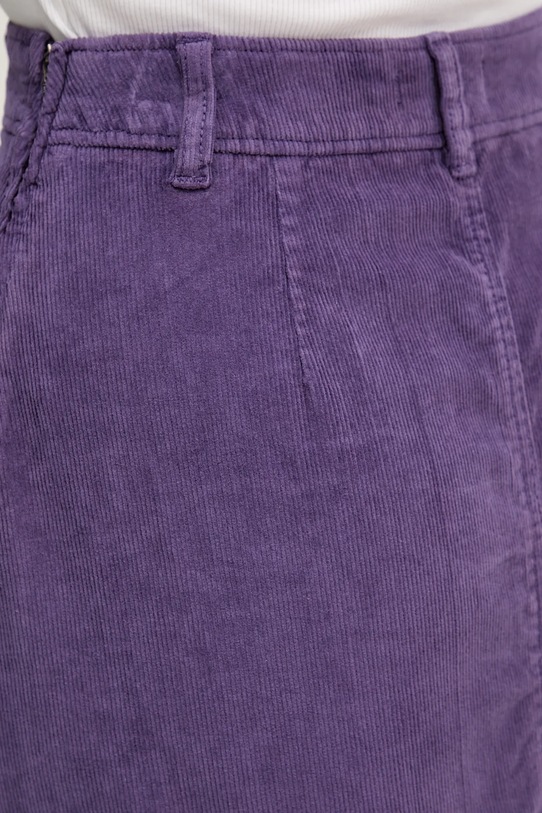 United Colors of Benetton spódnica sztruksowa fioletowy 41ULD005B