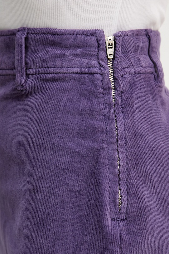 United Colors of Benetton spódnica sztruksowa 41ULD005B fioletowy