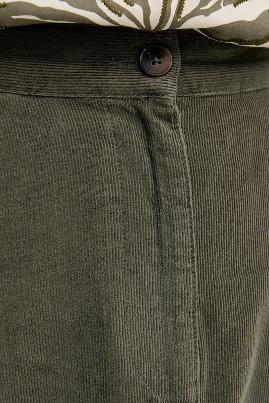 United Colors of Benetton spódnica bawełniana zielony 494BD0058