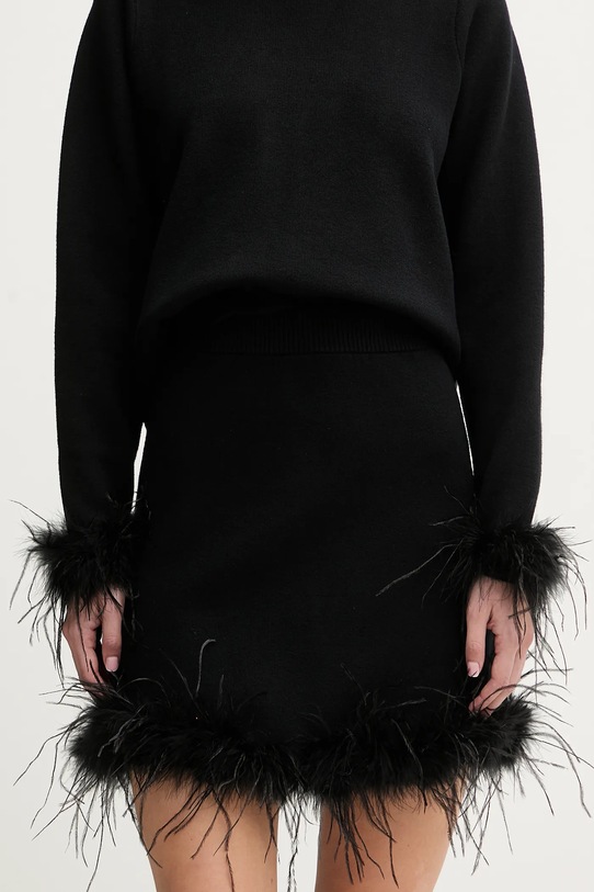 Never Fully Dressed spódnica casual czarny NFDKN756