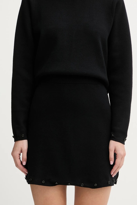 Never Fully Dressed spódnica czarny NFDKN756