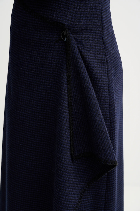 Sisley spódnica z domieszką wełny granatowy 41JML0036
