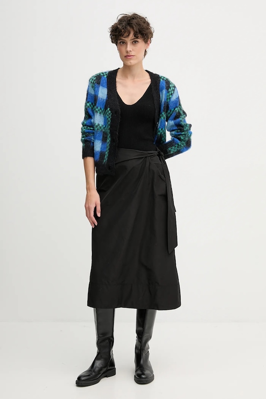 Sandro Ferrone spódnica S14YBFBERE czarny AW25