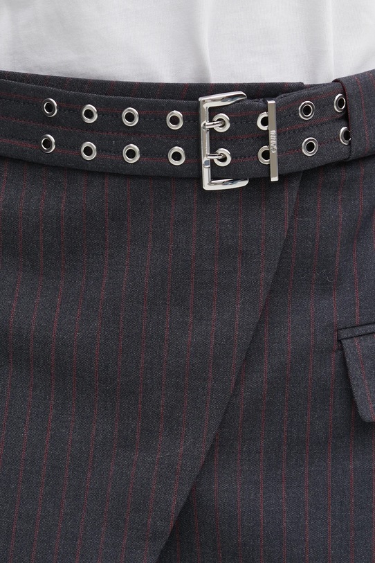GANNI spódnica Stretch Stripe Tailoring szary W0711