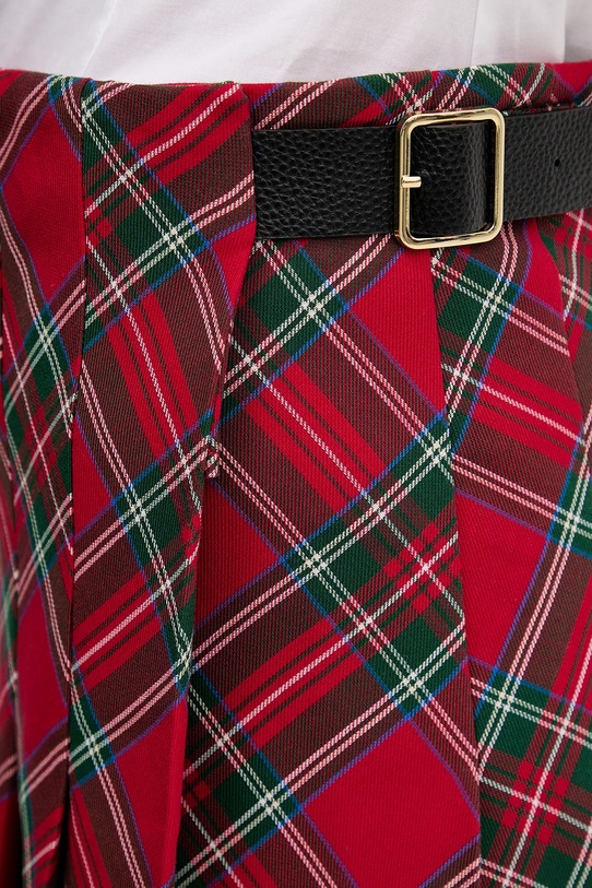 Tommy Jeans spódnica czerwony DW0DW22488