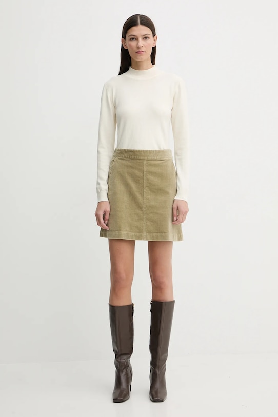 Marc O'Polo spódnica sztruksowa 5000007099 zielony AW25