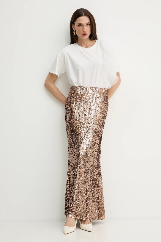 Haveone spódnica GMA.P120 brązowy AW25