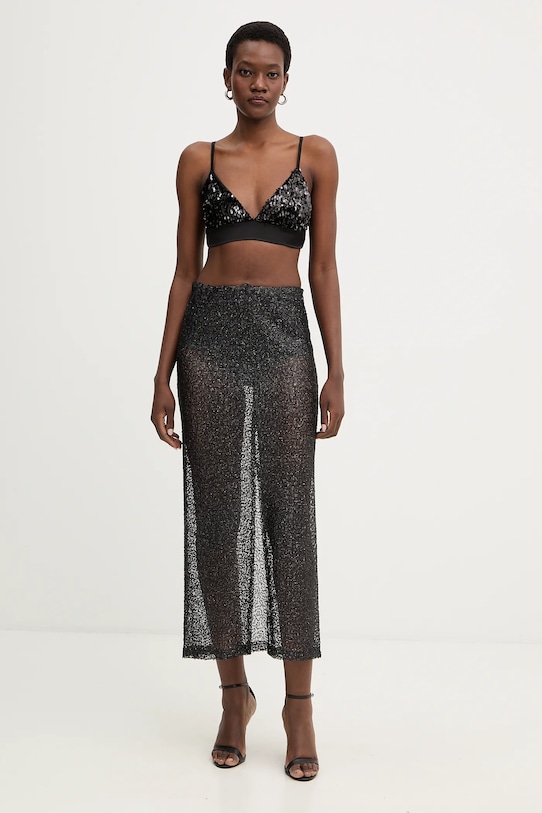 Haveone spódnica GGE.P123 czarny AW25