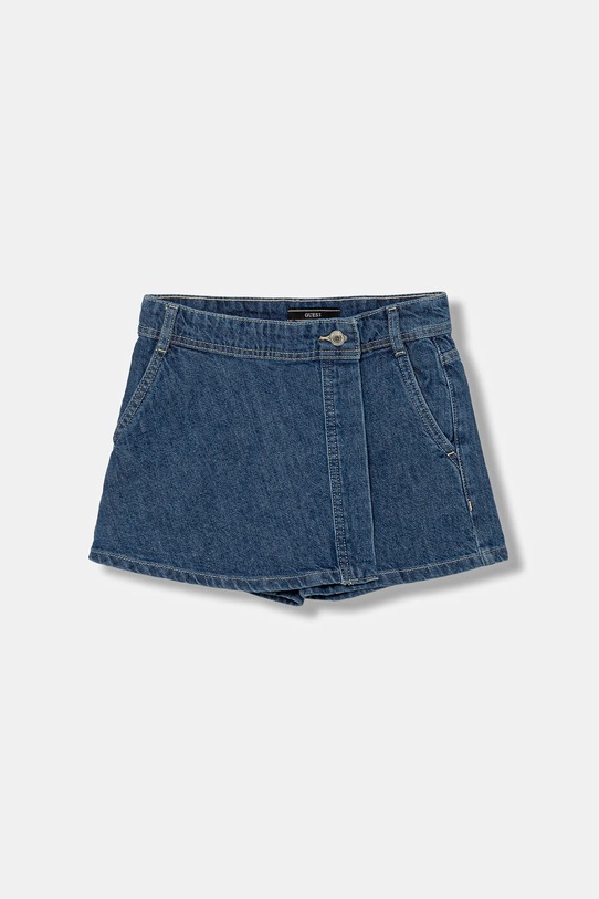 Guess spódnica bawełna niebieski J5YD14.D45E0.9BYA