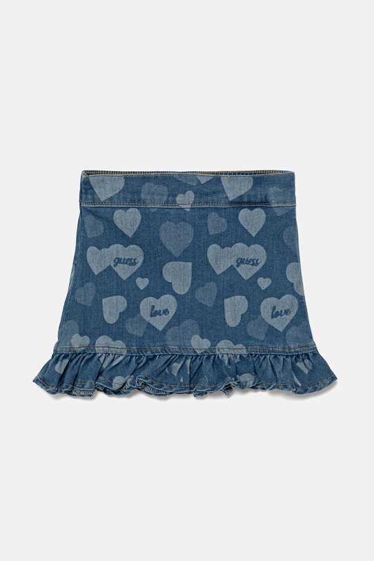 Guess spódnica dziecięca mini granatowy K5YD02.D4CA0.9BYA