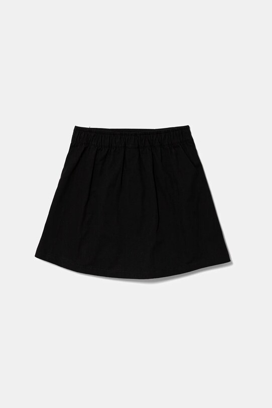 Детская хлопковая юбка adidas Originals JV7702 чёрный AW25