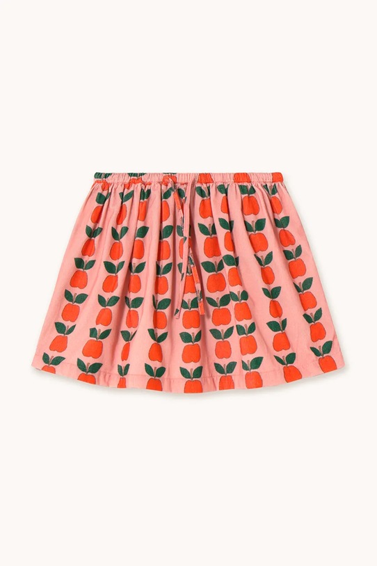 Tinycottons spódnica dziecięca APPLES SKIRT AW25.384 różowy AW25