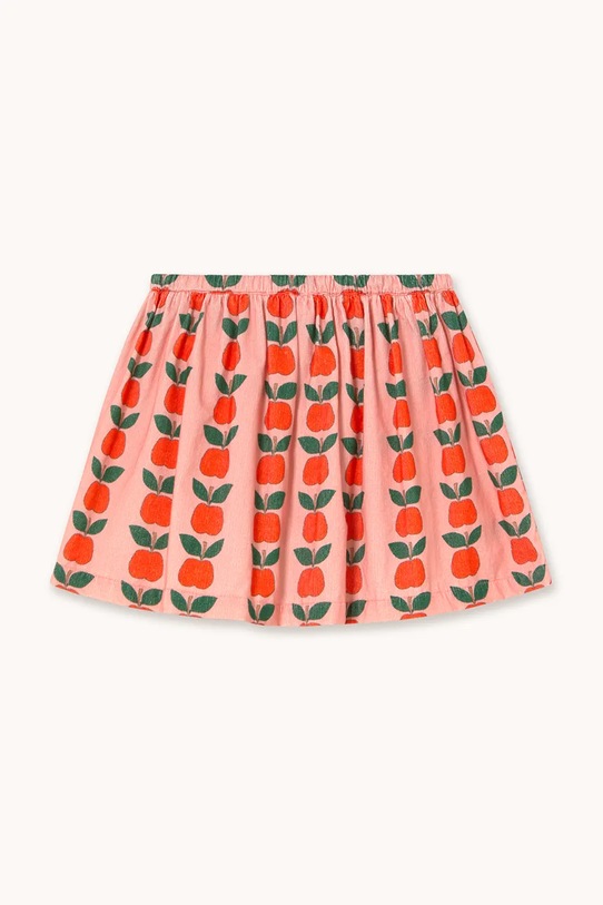 Dziewczynka Tinycottons spódnica dziecięca APPLES SKIRT AW25.384 różowy