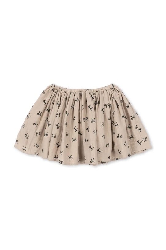 Дитяча бавовняна спідниця Konges Sløjd COCO SKIRT GOTS KS103761.9BYA бежевий AW25
