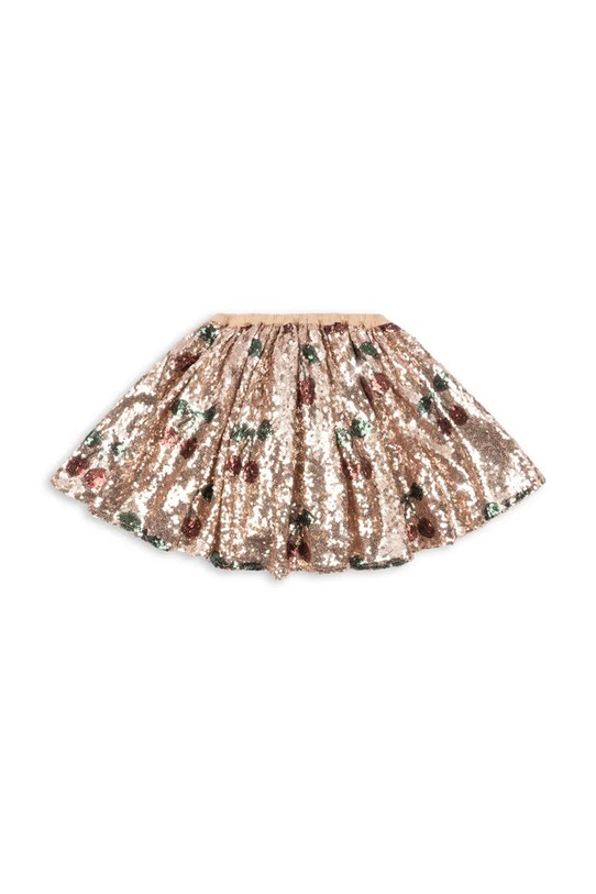 Konges Sløjd spódnica dziecięca STARLA SEQUIN SKIRT KS103992.9BYA beżowy AW25