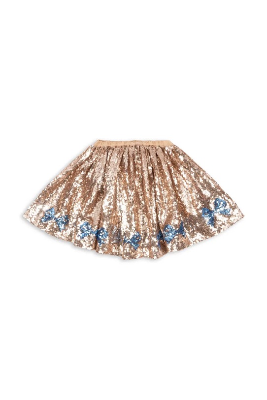 Konges Sløjd gonna bambina STARLA SEQUIN SKIRT mini oro KS103992.9BYA