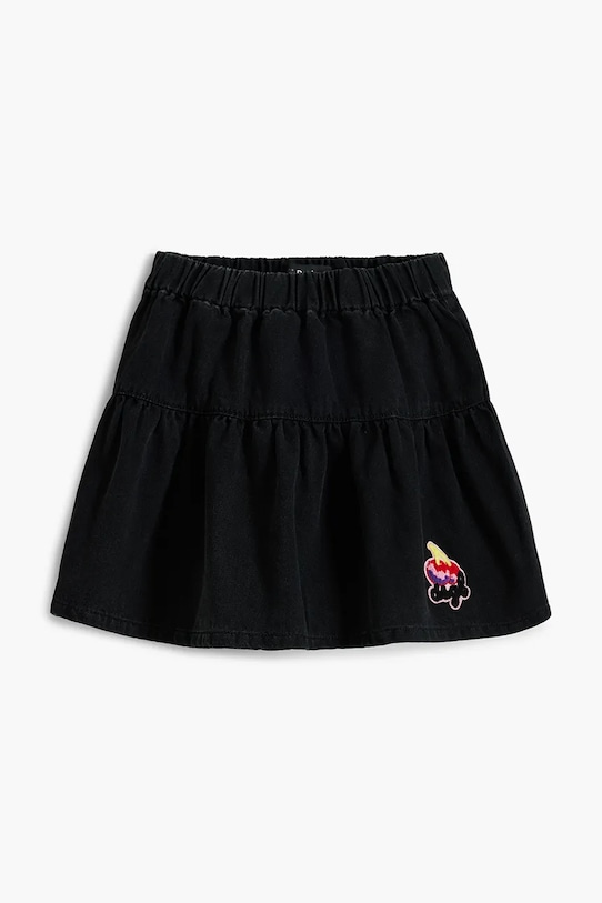 Desigual fustă fete imprimeu negru 25WGFD02