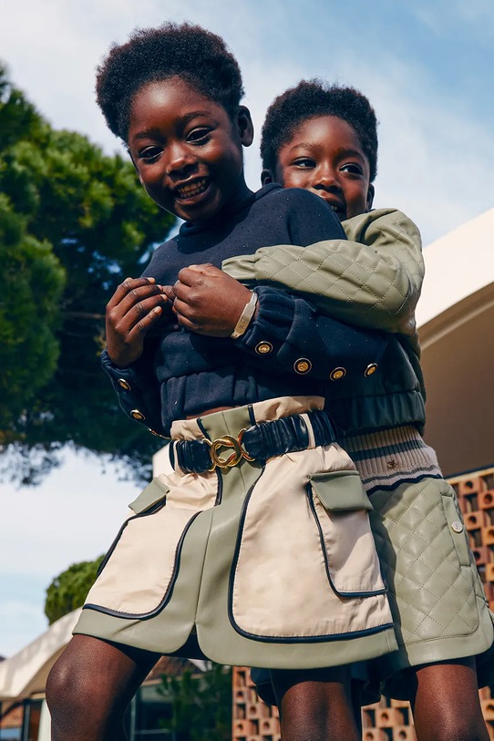 Abel&Lula spódnica tkanina zielony 5523.7.Mini.9BYA