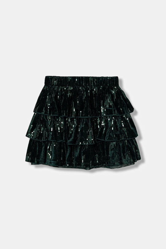 United Colors of Benetton spódnica dziecięca rozkloszowany zielony 4OZGC002M.G.Seasonal