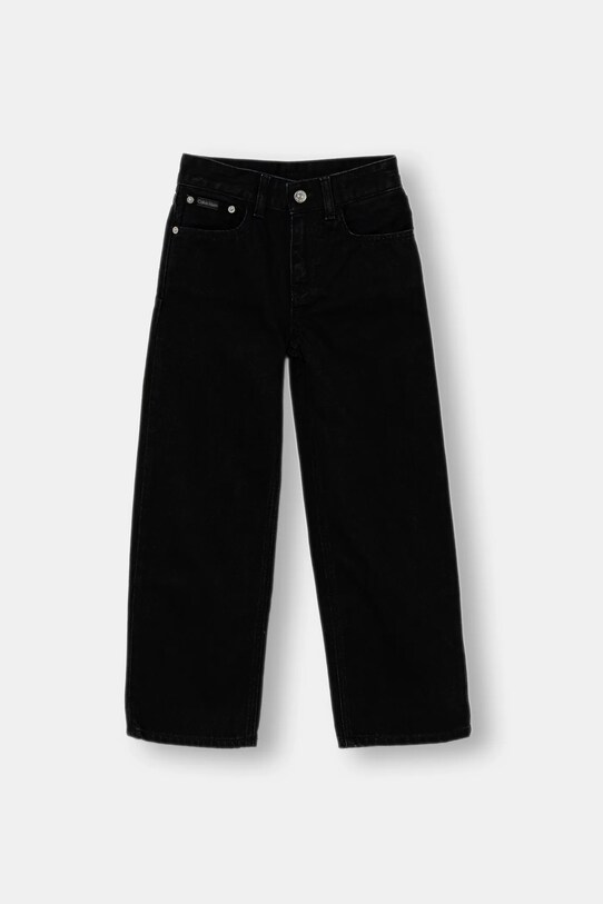 Calvin Klein Jeans jeansy dziecięce SKATER IB0IB02185.9BYA czarny AW25