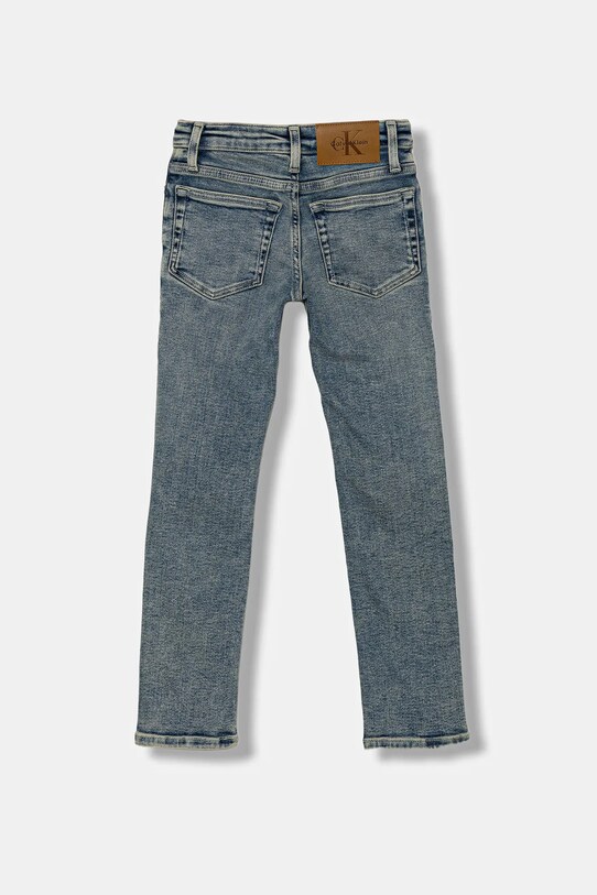 Chłopiec Calvin Klein Jeans jeansy dziecięce SLIM IB0IB02189.128.170.9BYA niebieski