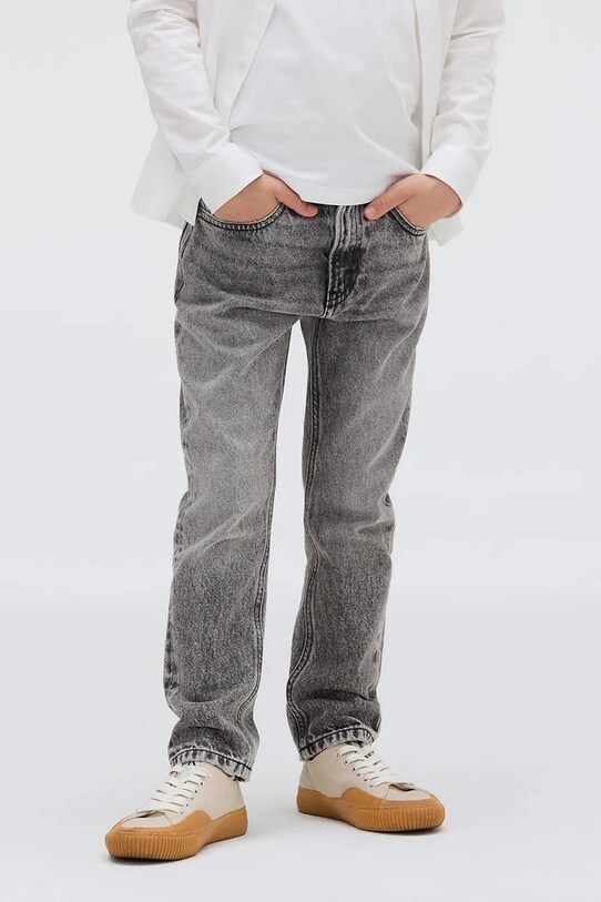 Calvin Klein Jeans jeansy dziecięce DAD WASHED IB0IB02521.9BYA szary